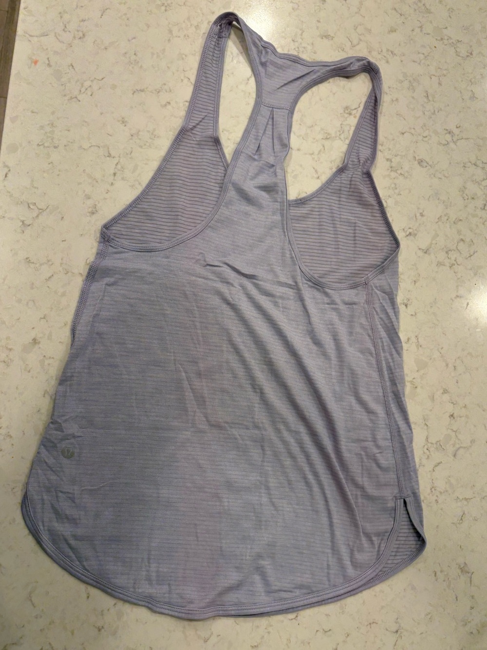 lululemon athletica Lavender Striped Racerback Tank - Picture 2 of 4
